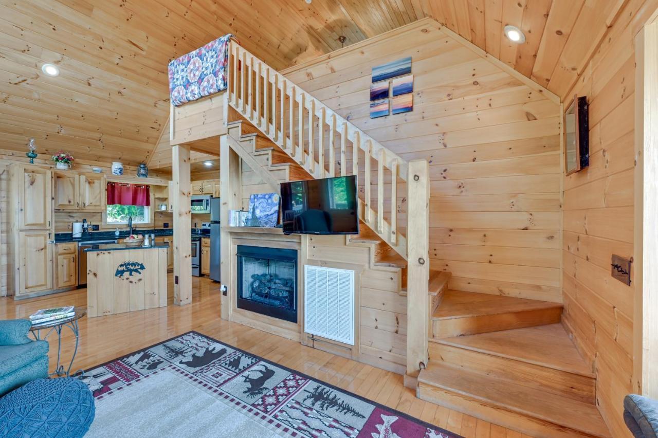 Warm And Cozy Cabin With Deck On Top Of The Blue Ridge Fancy Gap Екстер'єр фото
